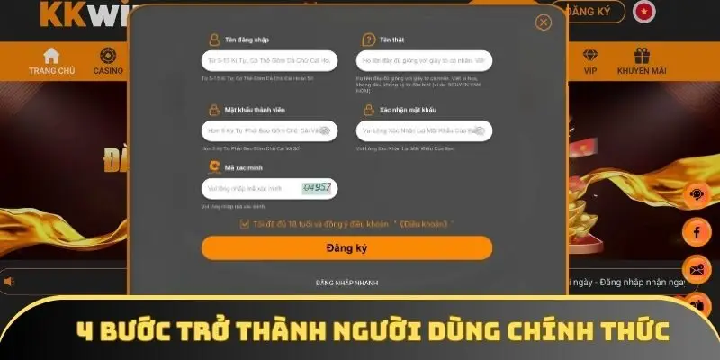4 bước trở thành người dùng 