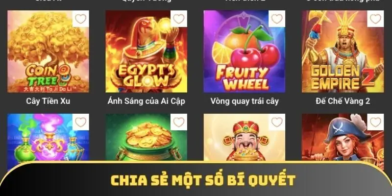 Chia sẻ một số bí quyết